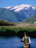 Fly-Fishing in Utah's Provo River  Provo  Utah  USA