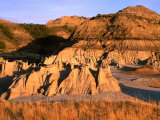 South Unit Area in Badlands  Theodore Roosevelt National Park  North Dakota  USA