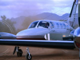 Plane at Parachilna  Parachilna South Australia  Australia