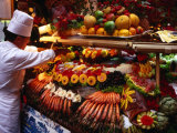 Chef Creating Restaurant Display  Brussels  Belgium