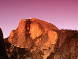 Half Dome Rock at Sundown  Yosemite National Park  California  USA