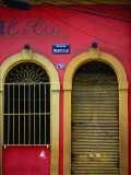 Window and Door of House in Jardim Botanico (Botanical Gardens) District  Rio De Janeiro  Brazil