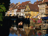 Canal in Petite Venise  Colmar  Alsace  France