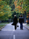 Strolling along the Esplanade  Boston  Massachusetts  USA