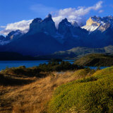 Cuernos in Late Afternoon Light  Torres Del Paine National Park  Chile