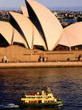 Ferry and Sydney Opera House  Sydney  Australia