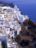 White Buildings in Oia Santorini  Athens  Greece