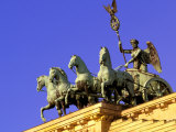 Brandenburg Gate Quadriga  Unter Den Linden  Berlin  Germany