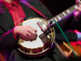 Banjo Player Detail  Grand Ole Opry at Ryman Auditorium  Nashville  Tennessee  USA