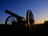 Sunset on Cannon in Manassas Battlefield Park  Prince William County  Virginia  USA