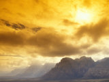 Clouds at Red Rock Canyon National Conservation Area  near Las Vegas  Nevada  USA