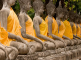 Buddha at Ayuthaya  Siam  Thailand