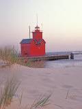Big Red Holland Lighthouse  Holland  Ottowa County  Michigan  USA