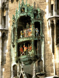 Glockenspiel Details  Marienplatz  Munich  Germany