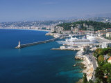 Aerial View of the Port  Nice  France