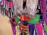 Native American in Colorful Regalia for Wild Horse Casino Pow Wow  Oregon  USA