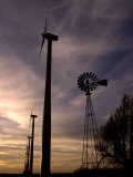 A Row of Wind Turbines
