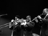 Louis Armstrong Jazz Musician  During His First Concert in Great Britain  May 1956