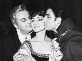 Maria Callas with Co Stars Tito Gobbi and Meneto Cioni Royal Opera House Covent Garden  1965