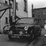 Peter Sellers Has Had a Few Extra Improvements Made to His Mini-Cooper in 1963
