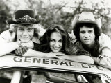 Dukes of Hazzard Television Programme John Schneider  Catherine Bach and Tom Wopat