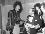Jimi Hendrix  with Jeremy Thorpe Leader of the Liberal Party  September 1967