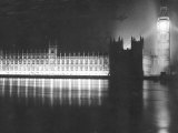 Palace of Westminster London  V Day Celebrations  End of WW2 in Europe  May 1945