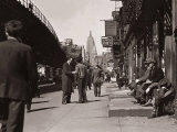 The Bowery  Noted as a Home for New York's Alcoholics  Prostitutes and the Homeless 1940s