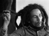 Bob Marley Jamaican Reggae Singer/Writer Talking Duing an Interview for the Daily Mirror