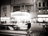 Night Time on Broadway  New York  January 1964