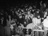 John Lennon and Yoko Ono at the Bob Dylan Performance at the Isle of Wight Pop Festival  1969