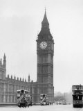 Big Ben and Westminister Bridge circa 1930