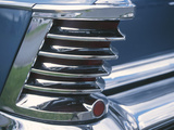Chrome Fin on Blue Car