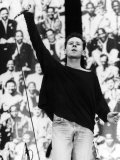 Simple Minds Rock Band Jim Kerr Celebrating Nelson Mandelas 70th Birthday at Wembley Stadium