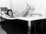 David Essex Relaxes in a Hot Bath While on a Hectic 52 Date Tour 1976