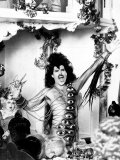 Freddie Mercury of Queen Rock Group During the Filming of It's a Hard Life Music Video in Munich
