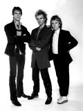 Sting with Andy Summer and Stewart Copeland  Pop Band the Police in Studio  1980