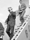 Frank Sinatra Arriving at Heathrow Airport with Dean Martin  August 1961