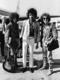 The Jimi Hendrix Experience Arriving at Heathrow Airport  August 1967