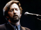 Eric Clapton Rock Guitarist on Stage