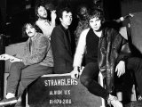 Rock Group the Stranglers  L-R Dave Greenfield  Jet Black  Hugh Cornwell  Jean Jacques Burnel  1977