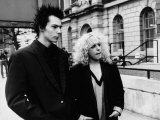 Sid Vicious with Nancy Spungen at Marylebone Magistrates Court on Drugs Charge