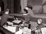 Frank Sinatra During Rehearsals at the Coliseum Midnight Matinee  December 1951