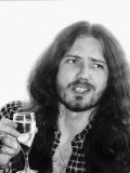 David Coverdale Rock Star Deep Purple Group Sips Champagne at the Holiday Inn Hotel