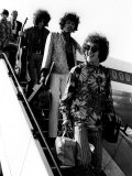 The Jimi Hendrix Experience Arriving at Lap  August 1967
