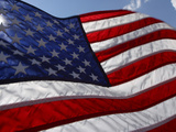 Close-up of American Flag