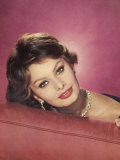 Sophia Loren Italian Film Actress in a Glamorous Pose