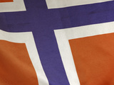 Close-up of Norwegian Flag