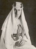 T E Lawrence (Lawrence of Arabia) in Desert Robes