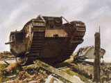 WWI  at Cambrai British Tanks Smash Through the Hindenburg Line